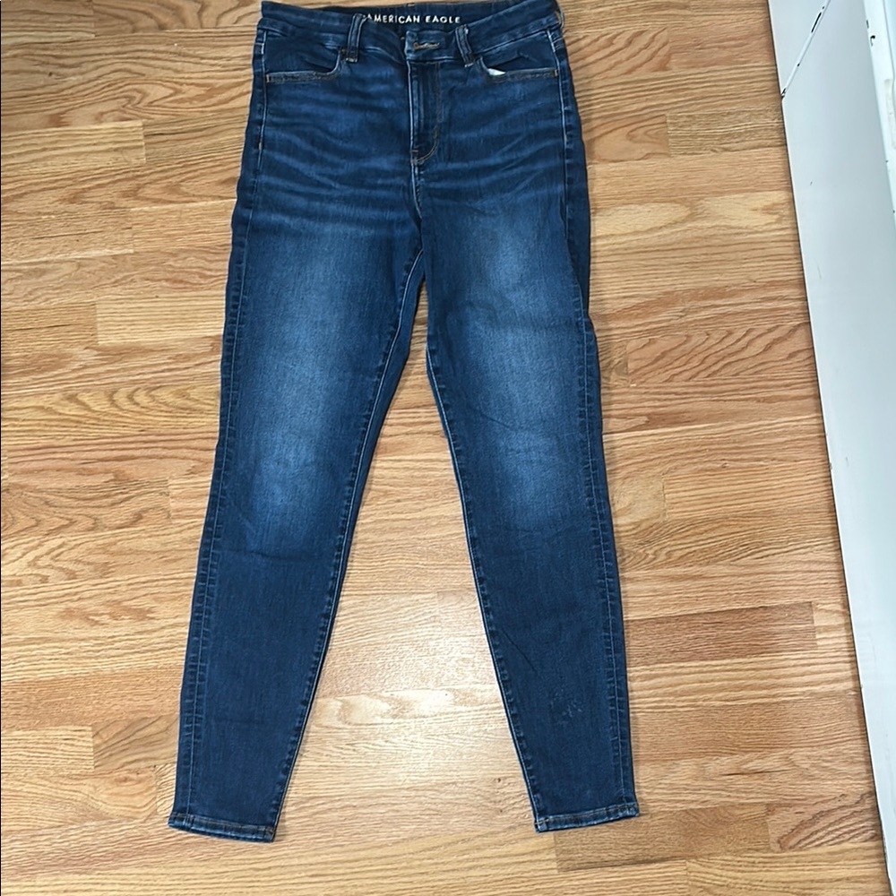 American Eagle Outfitters Blue Skinny Jeans Modern Fit